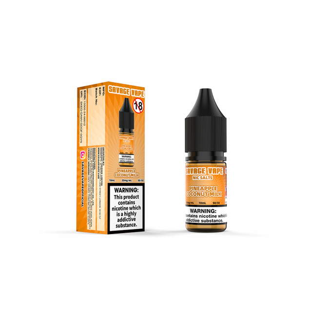 Savage Vape Pineapple Coconut Milk Nic Salt E-Liquid 20 mg 2 ml TPD