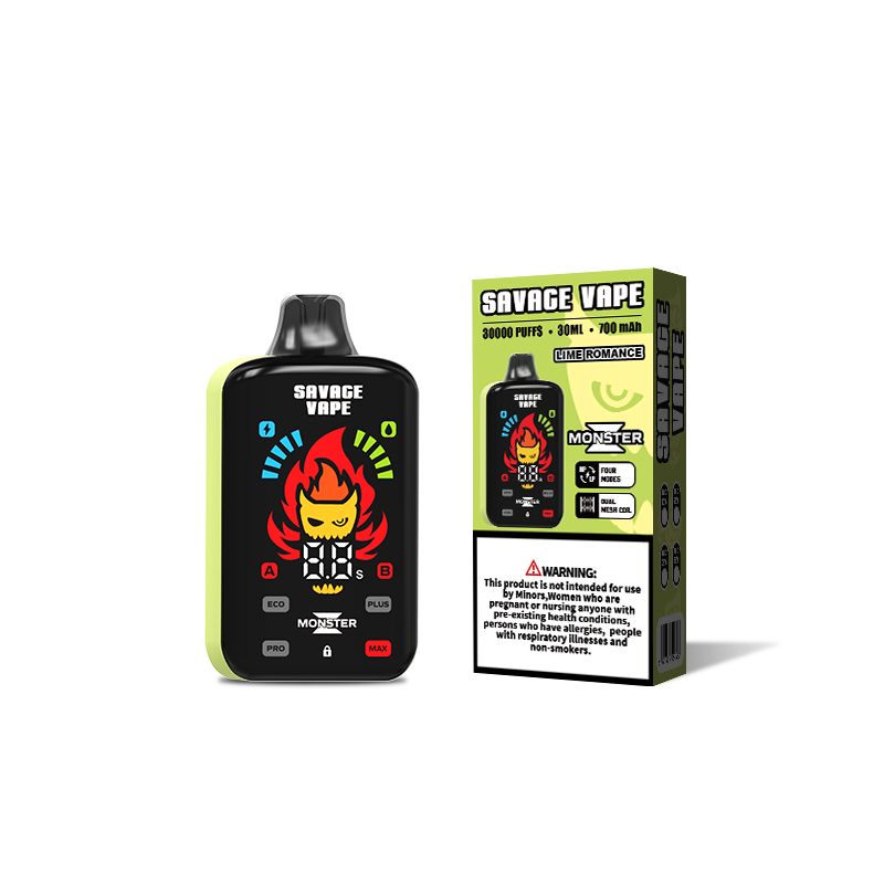 Deutschland Warehouse Savage Monster Z 30000 Puff 30k Einweg-Vape-E-Zigarette – Lime Romance