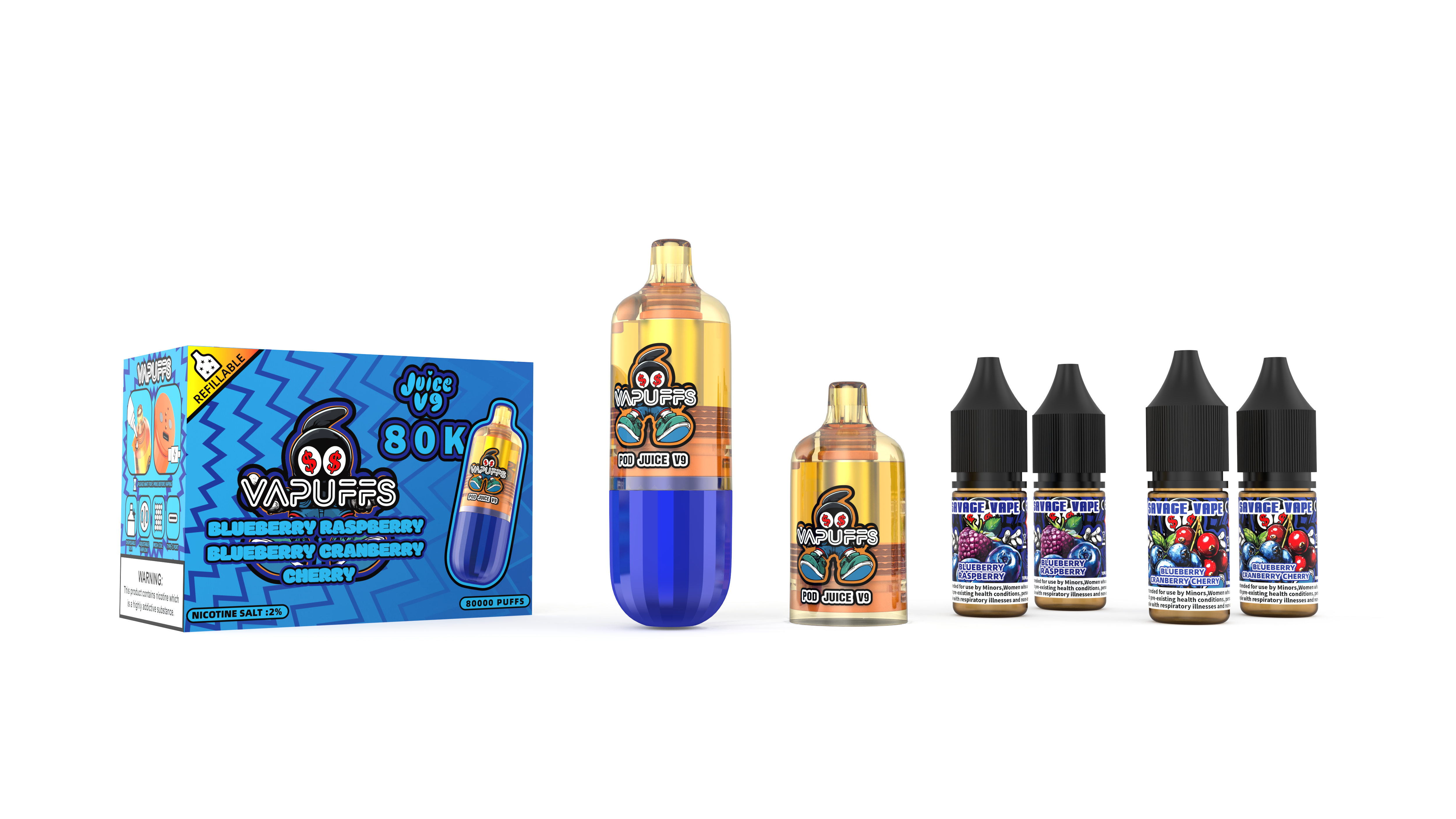 Vapuffs Juicy V9 80k