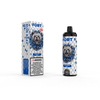 SAVAGE FORT SHISHA 45000 PUFF 45k Einweg-Vape DTL E-Zigarette Al Fakher mit einstellbarem Luftstrom – Bluberry Ice