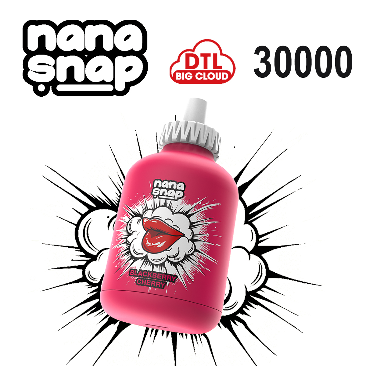 DTL BIG SMOKE VAPE NANASNAP 30000 PUFFS