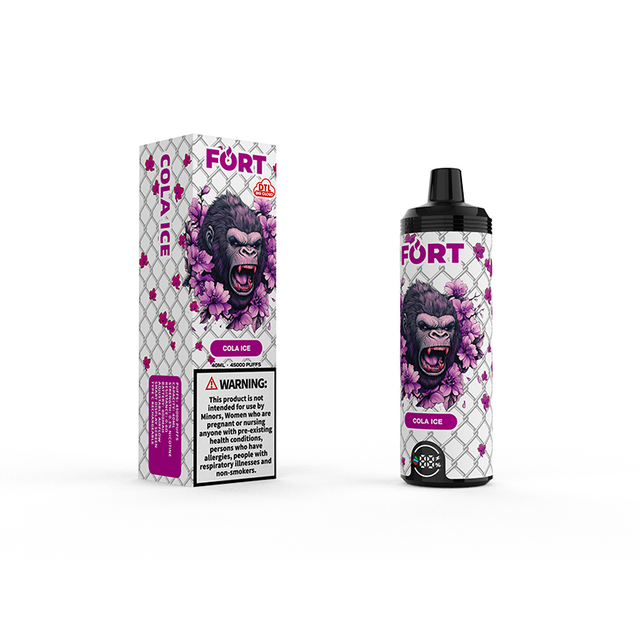 SAVAGE FORT SHISHA 45000 PUFF 45k Einweg-Vape-DTL-E-Zigarette mit einstellbarem Luftstrom – Cola Ice